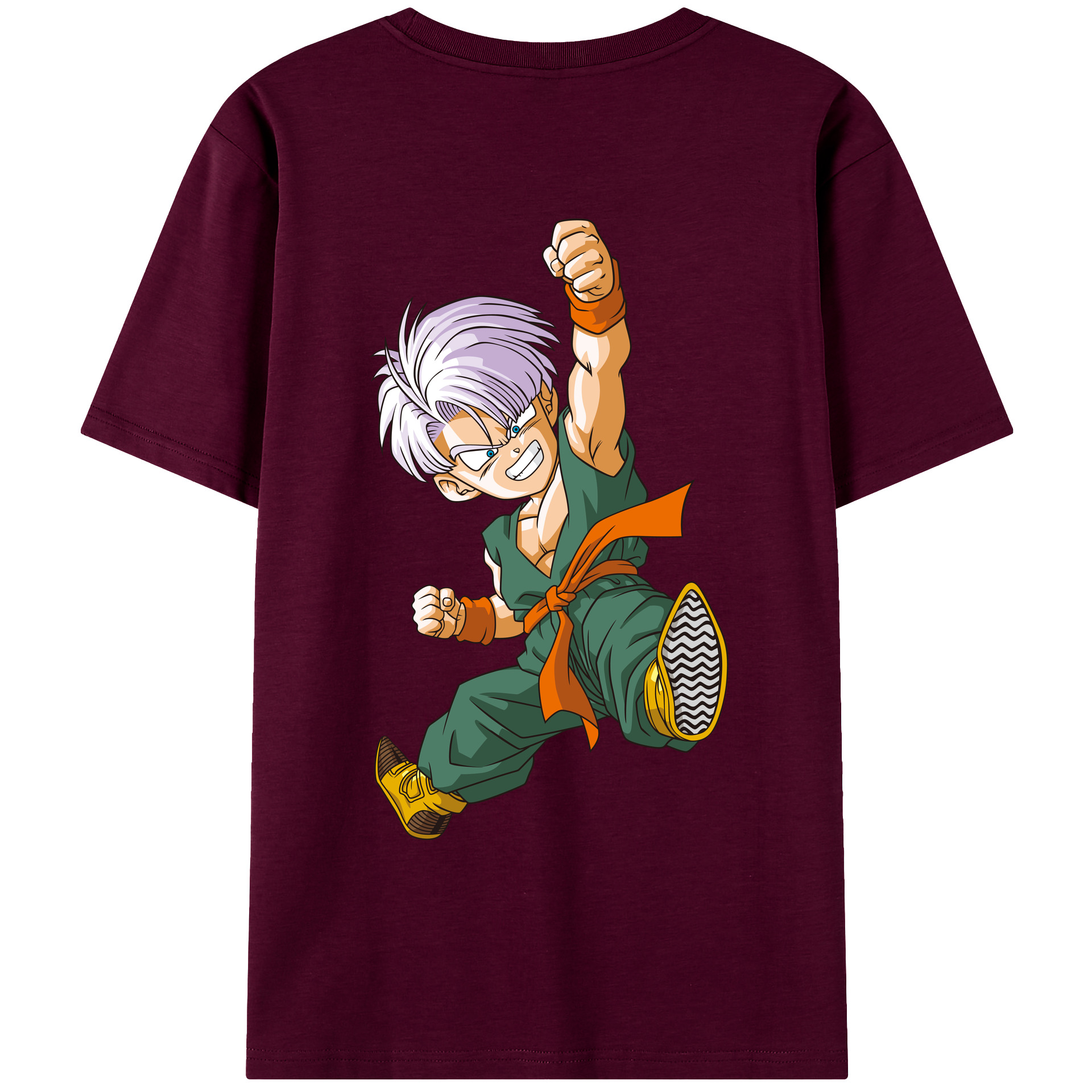 （画像用） ドラゴンボール トランクス（Torankusu）DRAGON BALL Trunks レディース半袖Tシャツ(バックプリント)